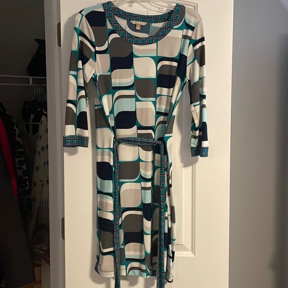Banana Republic Small 3/4 Sleeve Shift with removable belt